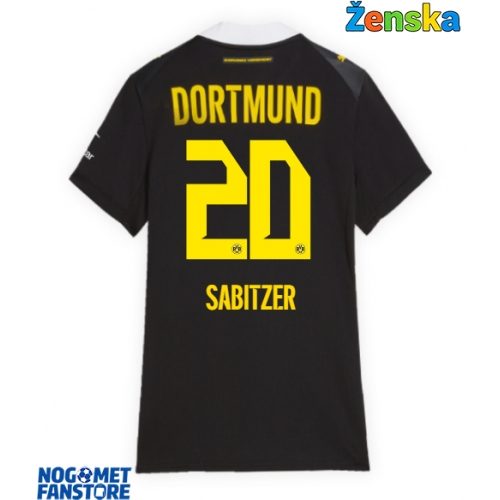 Borussia Dortmund Marcel Sabitzer #20 Gostujuci Dres za Ženska 2026-27 Kratak Rukav